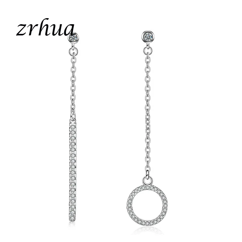 Серебряные серьги ZRHUA, длинная цепочка, ювелирные изделия с выложенным цирконием, полые круглые серьги для женщин, лучшие подарки для женщин
Серебряные серьги ZRHUA, длинная цепочка, ювелирные изделия с выложенным цирконием, полые круглые серьги для женщин, лучшие подарки для женщин