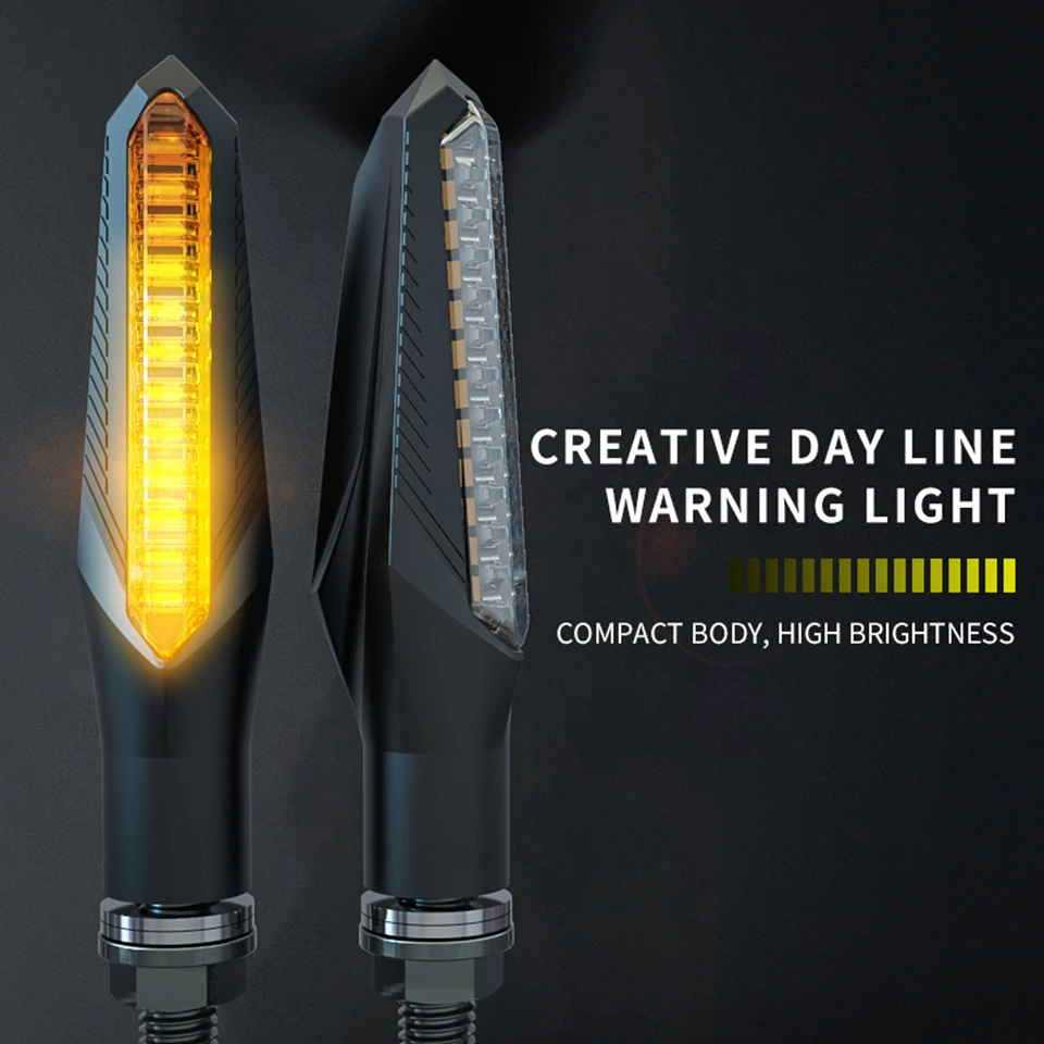 SPIRIT BEAST-L19 Motorcycle Turn Signal Universal LED day-time&night-time running light Motorbike Front/Rear direction indicator
SPIRIT BEAST-L19 Motorcycle Turn Signal Universal LED day-time&night-time running light Motorbike Front/Rear direction indicator