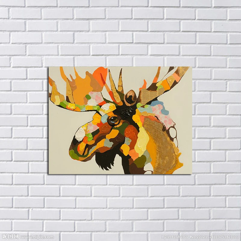 Handpainted Animal Hang Pictures Abstract Art For Home Decor High Quality New Home Lovely Cute Art Oil Paintings on Canvas
Handpainted Animal Hang Pictures Abstract Art For Home Decor High Quality New Home Lovely Cute Art Oil Paintings on Canvas