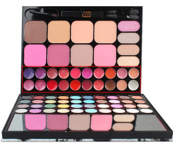Professional 72Colors Makeup Set Palette Pincel Maquiagem 44 Eye Shadow 4 Blush 4 Powder 20 Lip Gloss
Professional 72Colors Makeup Set Palette Pincel Maquiagem 44 Eye Shadow 4 Blush 4 Powder 20 Lip Gloss