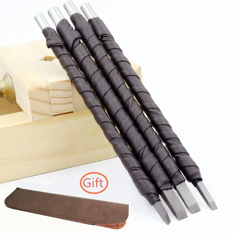 4 Pcs/set Stone Carving Knife Tool Set Multi-function Tungsten Carbide Woodworking Graver Hand Tools for Carving Enthusiasts
4 Pcs/set Stone Carving Knife Tool Set Multi-function Tungsten Carbide Woodworking Graver Hand Tools for Carving Enthusiasts