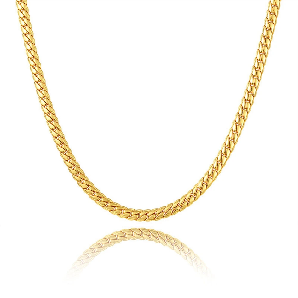 51cm/61cm/81cm Classic Jewelry Yellow Gold Filled Mens Necklace Choker Chain Gift
51cm/61cm/81cm Classic Jewelry Yellow Gold Filled Mens Necklace Choker Chain Gift