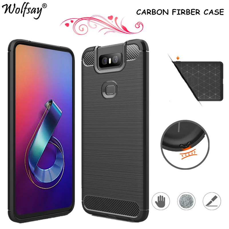 Carbon Fiber Cover For Asus Zenfone 6 ZS630KL Case Bag Shockproof Bumper Silicone Cover For Asus Zenfone 6 2019 Case Zenfone 6Z
Carbon Fiber Cover For Asus Zenfone 6 ZS630KL Case Bag Shockproof Bumper Silicone Cover For Asus Zenfone 6 2019 Case Zenfone 6Z