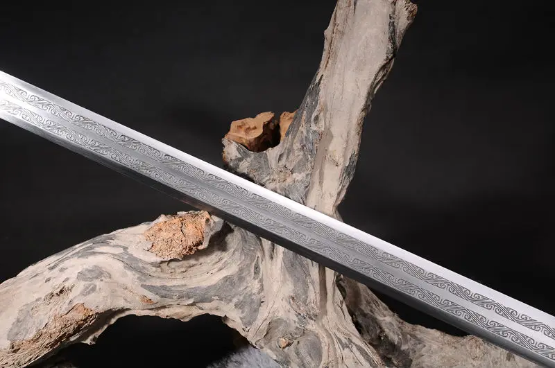 Китайский меч ручной работы 1060 Высокоуглеродистая сталь полный tang лезвие