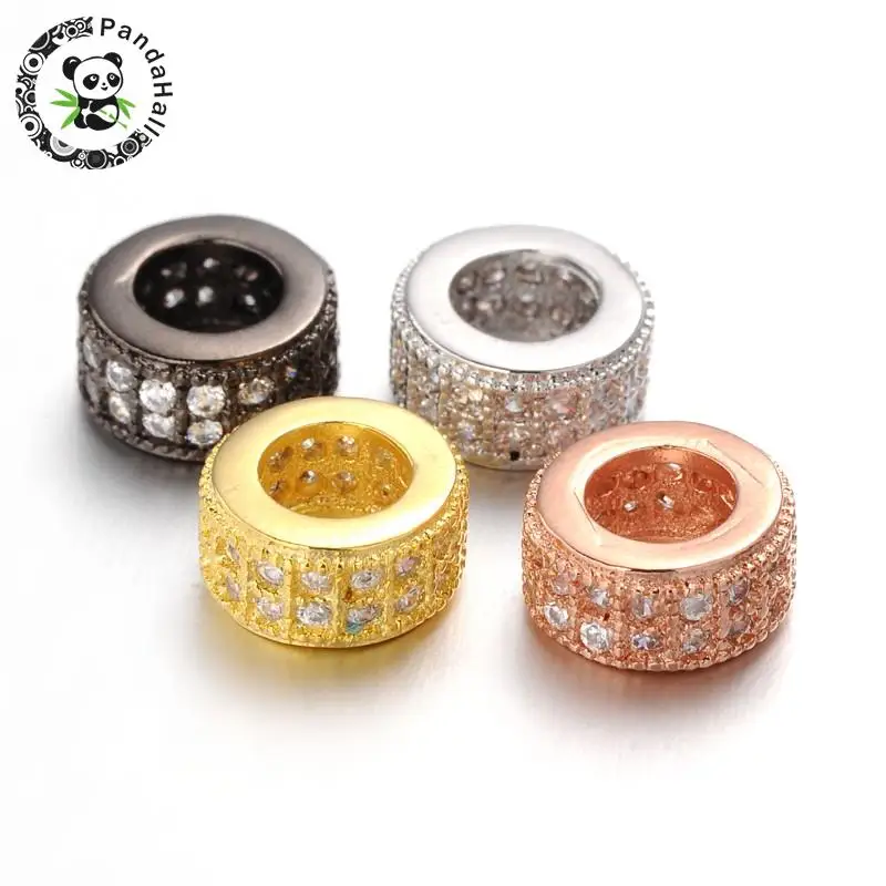 10pcs Large Hole Rondelle Brass Micro Pave Cubic Zirconia Beads for Jewelry Making Lead Free & Nickel Free,8.5x4mm,Hole:4.5mm
10pcs Large Hole Rondelle Brass Micro Pave Cubic Zirconia Beads for Jewelry Making Lead Free & Nickel Free,8.5x4mm,Hole:4.5mm