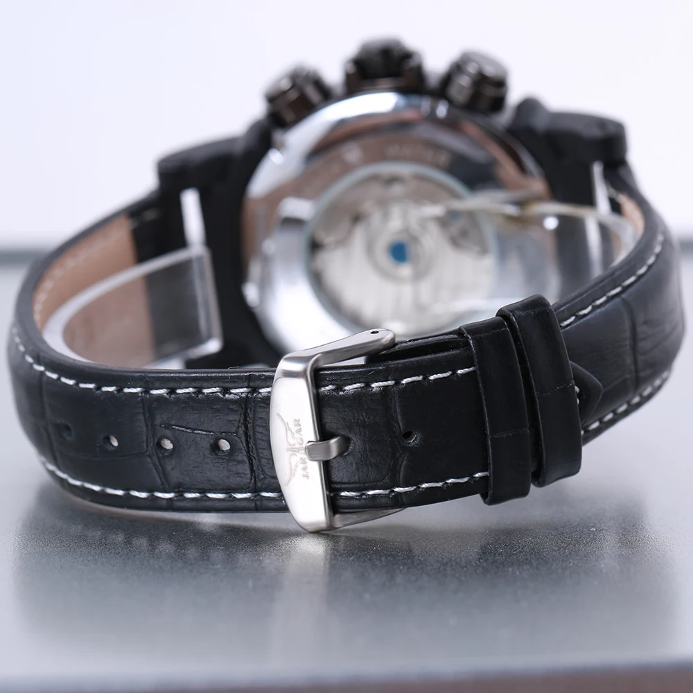 JARAGAR Luxury Brand Mechanical & Automatic Wrist Watch Men Business Dress Tourbillon Watches 2018 Day Date Leather Band Clock
JARAGAR Luxury Brand Mechanical & Automatic Wrist Watch Men Business Dress Tourbillon Watches 2018 Day Date Leather Band Clock