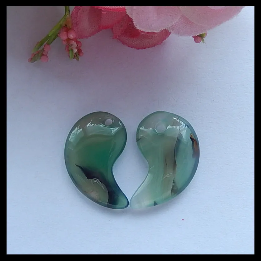 Semiprecious stone jewelry,gift,gemstone Green Agate fashion Earrings Beads,For Women Jewelry Making DIY 22x15x5mm,3.74g
Semiprecious stone jewelry,gift,gemstone Green Agate fashion Earrings Beads,For Women Jewelry Making DIY 22x15x5mm,3.74g