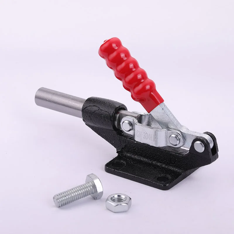 High Quality Metal Processing Stainless Steel Fixture Horizontal Switching Clamp Quick Clip Fixing Clamp Hand Tool GH-304-EM
High Quality Metal Processing Stainless Steel Fixture Horizontal Switching Clamp Quick Clip Fixing Clamp Hand Tool GH-304-EM