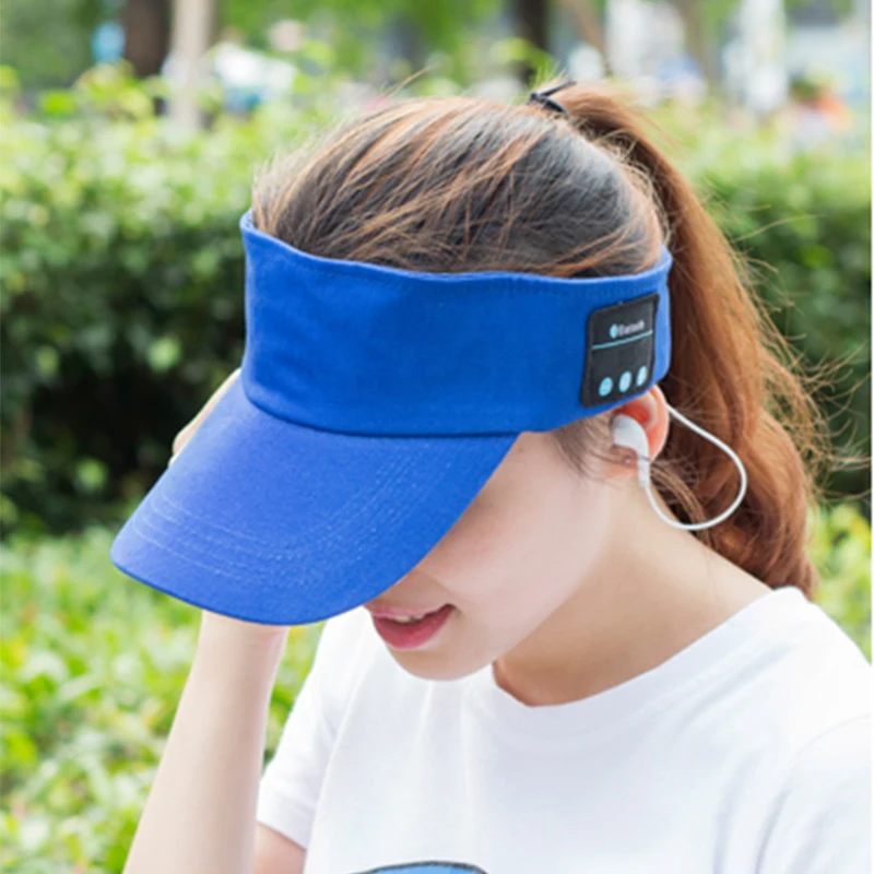 Бейсбольные кепки солнцезащитные шапки наушники Bluetooth беспроводная спортивная