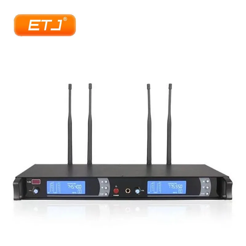 True Diversity Wireless Karaoke Microphone Stage Performance KTV 2 Handheld 4 Antenna Long Distance Stable Microphone System
True Diversity Wireless Karaoke Microphone Stage Performance KTV 2 Handheld 4 Antenna Long Distance Stable Microphone System