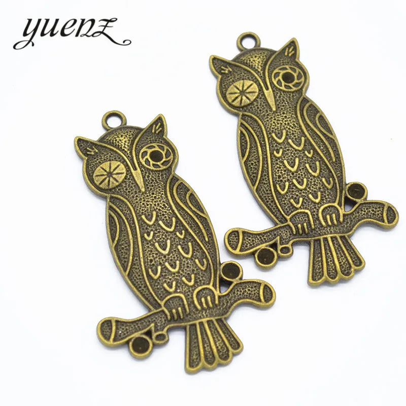 YuenZ 2pcs Antique bronze Metal Alloy Jewelry animal owl charms For Diy Handmade Jewelry Bracelet Charms making 68*40mm D174
YuenZ 2pcs Antique bronze Metal Alloy Jewelry animal owl charms For Diy Handmade Jewelry Bracelet Charms making 68*40mm D174
