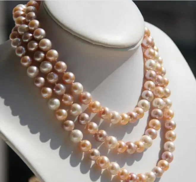 expensive AAA7-8mm south sea round multicolor pearl necklace 48"14K Gold Clasp KKK DROP SHIPPING
expensive AAA7-8mm south sea round multicolor pearl necklace 48"14K Gold Clasp KKK DROP SHIPPING