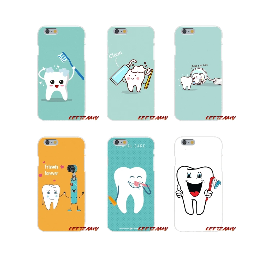 Accessories Cover Cute Cartoon Dentist Dental Crowned Tooth For Samsung Galaxy A5 A6S A7 A8 A9S Star J4 J6 J7 J8 Prime Plus 2018 | Мобильные