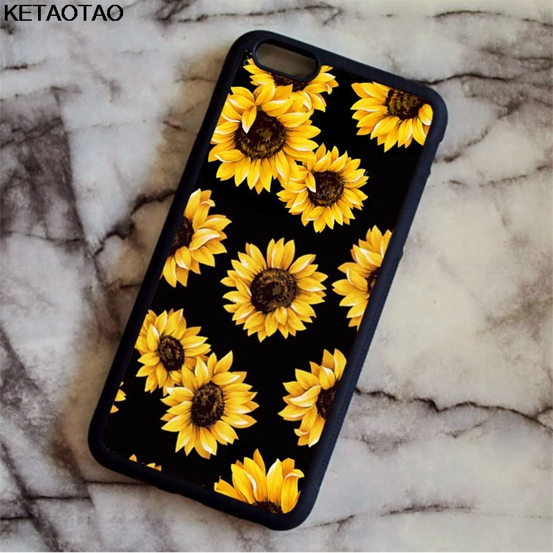 KETAOTAO милые летние чехлы для iPhone 4S 5C 5S 6 6S 7 8 Plus X Чехол Мягкий ТПУ резиновый