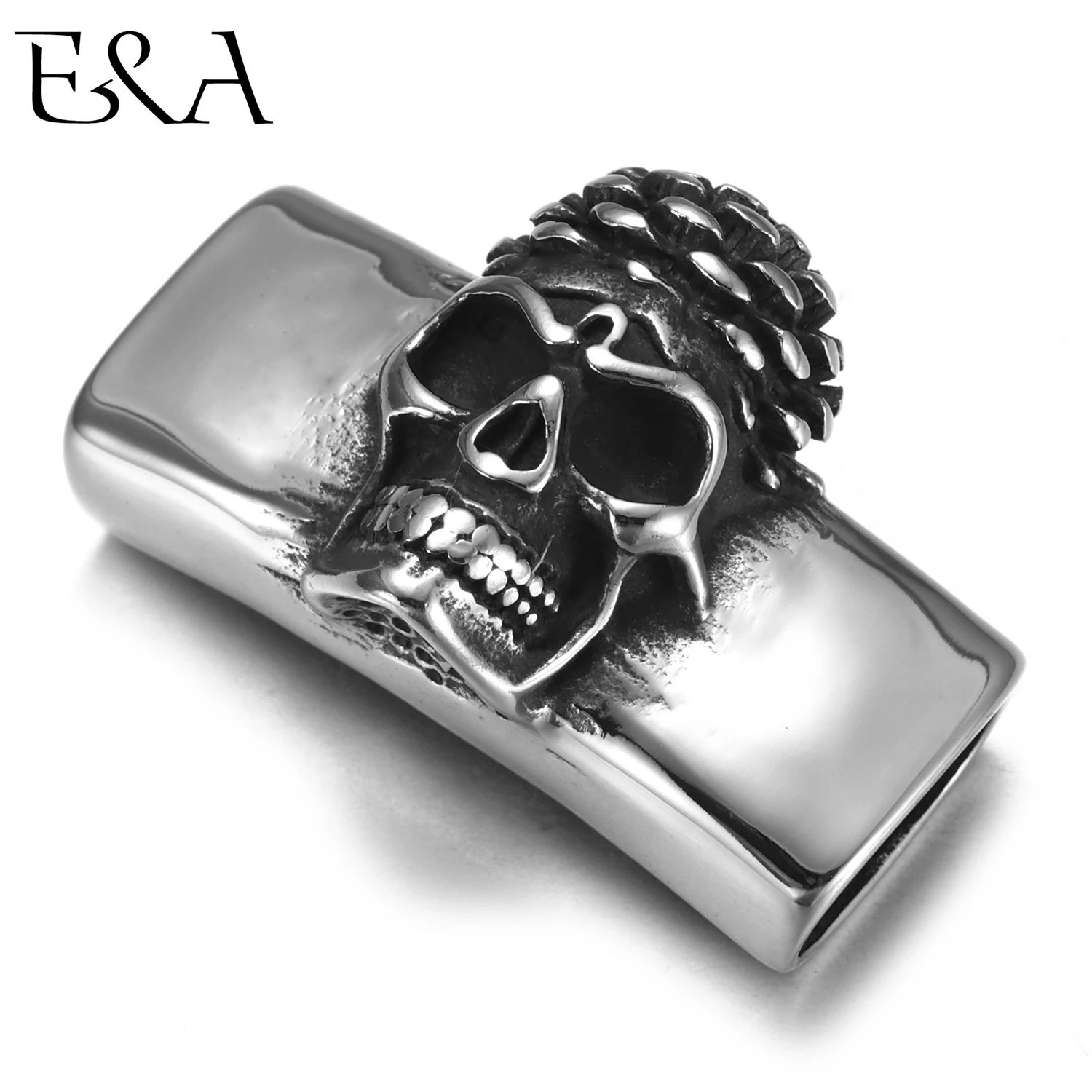 Stainless Steel Slider Beads Raised Skull 12*6mm Hole Slide Charms for Men Leather Bracelet Punk Jewelry Making DIY Supplies
Stainless Steel Slider Beads Raised Skull 12*6mm Hole Slide Charms for Men Leather Bracelet Punk Jewelry Making DIY Supplies