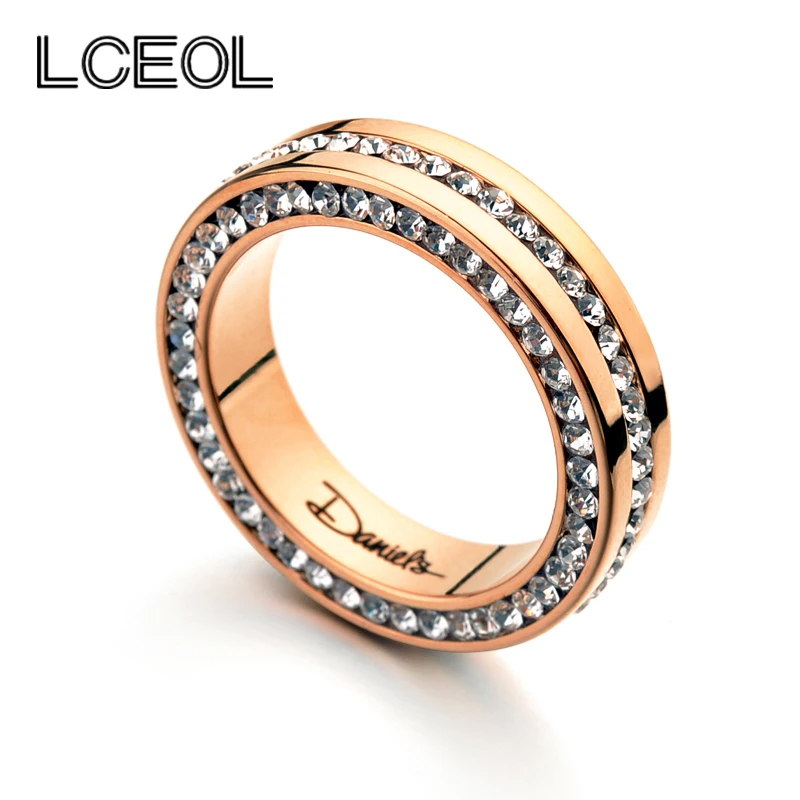 LCEOL Plated Gold Color Menfolks Single Layer Crystal Each Side Rhinestone Rings with Name Daniels Ring for Men Wedding Party
LCEOL Plated Gold Color Menfolks Single Layer Crystal Each Side Rhinestone Rings with Name Daniels Ring for Men Wedding Party