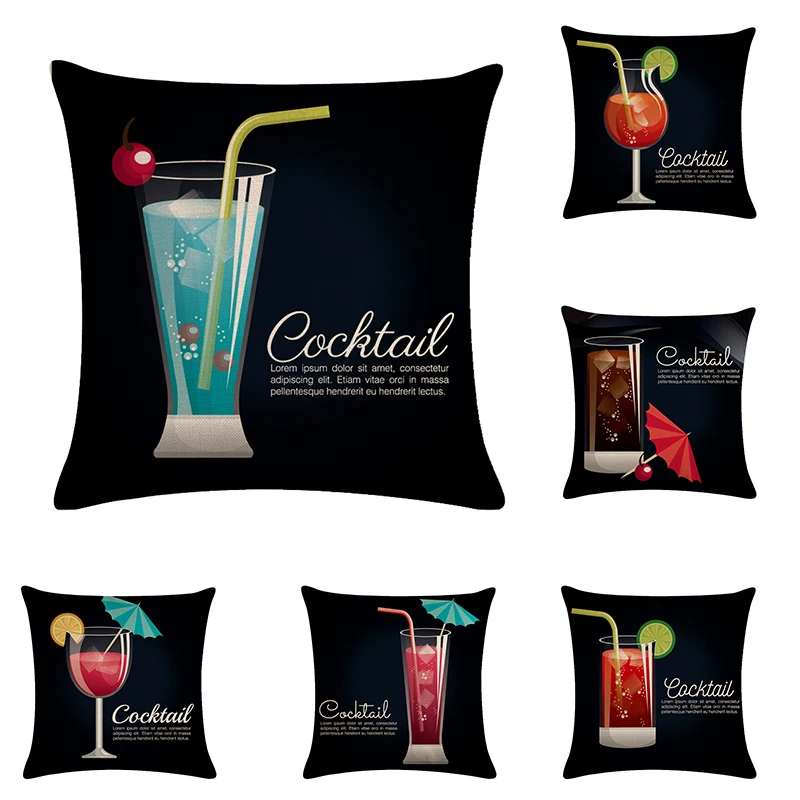 Cocktail CaseThrow Pillow Covers Black Background Cushion Cover for Home Car Decorations Pillowcase Decoration Home ZY832
Cocktail CaseThrow Pillow Covers Black Background Cushion Cover for Home Car Decorations Pillowcase Decoration Home ZY832