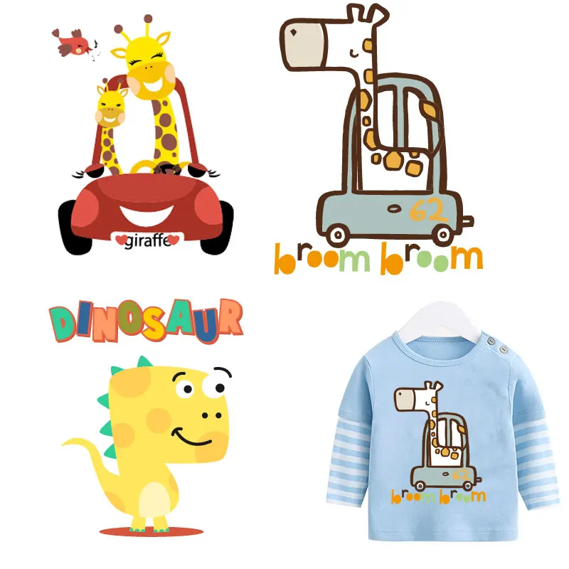 animal giraffe car stickers for kids clothing dinosaur patches iron on clothes household decoration baby heat transfers Appliqus
animal giraffe car stickers for kids clothing dinosaur patches iron on clothes household decoration baby heat transfers Appliqus