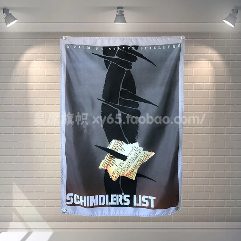 "Schindler's List"Movie Poster Banners Bar Cafe Hotel Theme Wall Decoration Hanging Art Waterproof Cloth Polyester Fabric Flags
"Schindler's List"Movie Poster Banners Bar Cafe Hotel Theme Wall Decoration Hanging Art Waterproof Cloth Polyester Fabric Flags