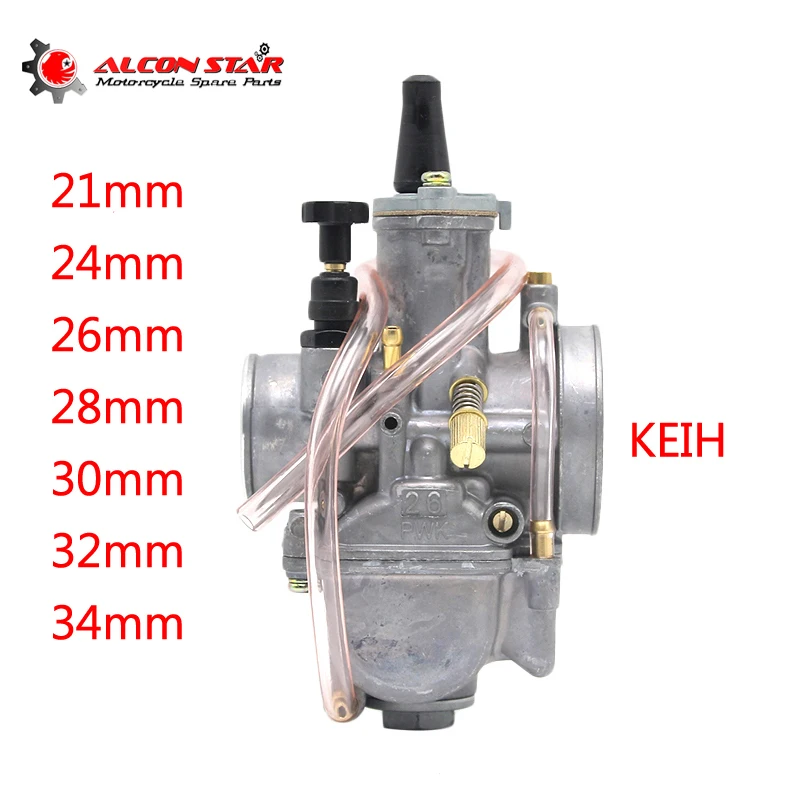 Alconstar- Keihin PWK Motorcycle Carburetor with Power Jet 21 24 26 28 30 32 34mm 2/4T Engine ATV Buggy Quad Go Kart Dirt Bike
Alconstar- Keihin PWK Motorcycle Carburetor with Power Jet 21 24 26 28 30 32 34mm 2/4T Engine ATV Buggy Quad Go Kart Dirt Bike