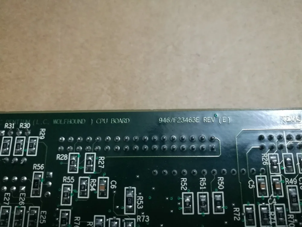 Micro P54C Pentium CPU BOARD 946/F23463E RE V.E|Оптоволоконное оборудование| |