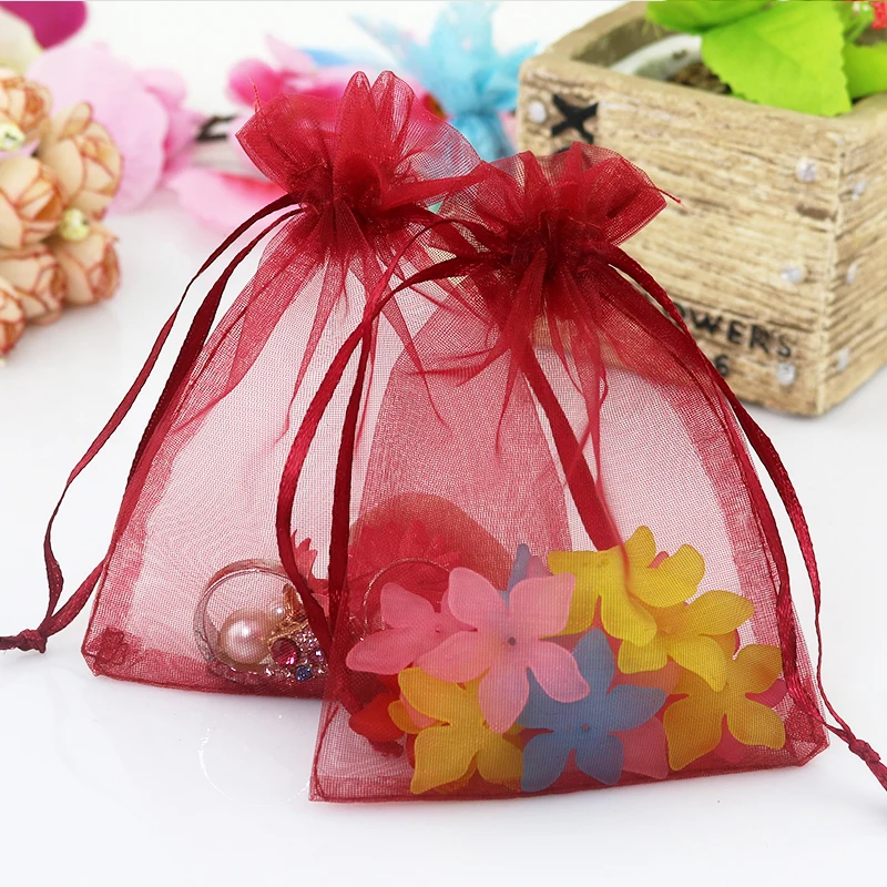 Dark red Mini Jewelry Packing Drawable Organza Bags 5x7cm Wedding Gift Bags & Pouche 1000pcs/lot
Dark red Mini Jewelry Packing Drawable Organza Bags 5x7cm Wedding Gift Bags & Pouche 1000pcs/lot