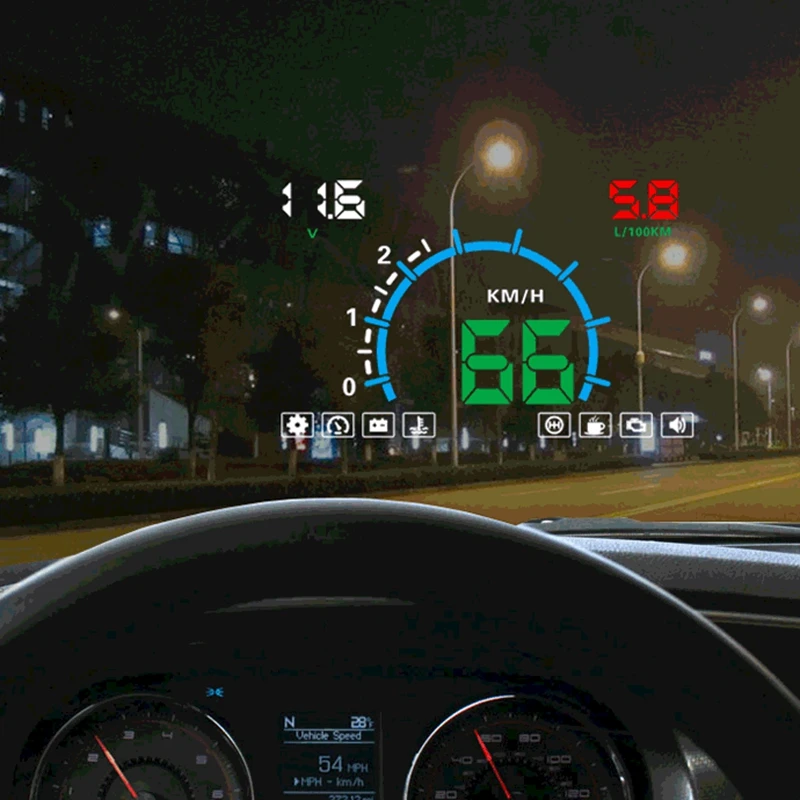 Автомобильный скоростной проектор автомобильный лобовое стекло электроника