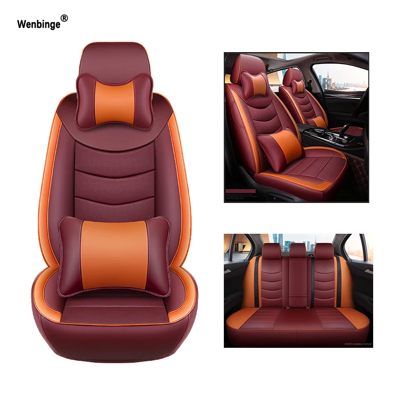 Чехол Wenbinge из воловьей кожи для автомобильного сиденья suzuki jimny sx4 swift аксессуары