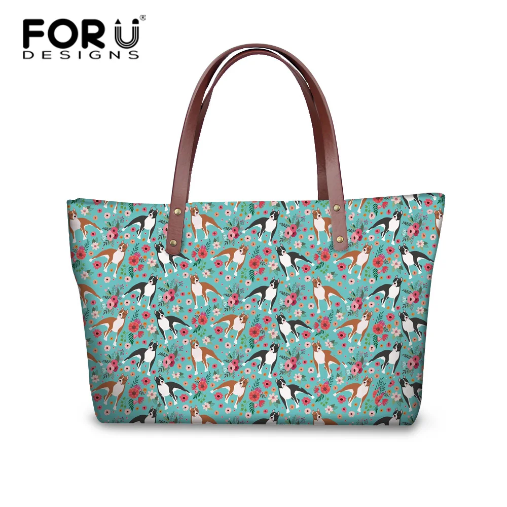 FORUDESIGNS Women Handbag Staffordshire Terrier Flowers Printed Ladies Famous Brands Big Casual Tote Bag Female Shoulder Bags
FORUDESIGNS Women Handbag Staffordshire Terrier Flowers Printed Ladies Famous Brands Big Casual Tote Bag Female Shoulder Bags