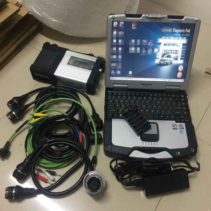 OBD2 Diagnostic tool Wifi MB Star C5 SD Connect Compact 5 with CF30 Star Laptop 360GB SSD Newest DTS/Vediamo for SD Connect C5
OBD2 Diagnostic tool Wifi MB Star C5 SD Connect Compact 5 with CF30 Star Laptop 360GB SSD Newest DTS/Vediamo for SD Connect C5