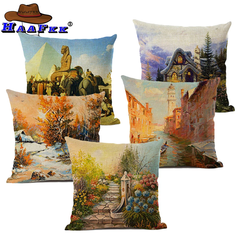Vineyard Vines Cushion Cover Vintage Landscape Oil painting Flower Lavender Plant Farmer Printed Pillows Garden Decorate Cojines
Vineyard Vines Cushion Cover Vintage Landscape Oil painting Flower Lavender Plant Farmer Printed Pillows Garden Decorate Cojines