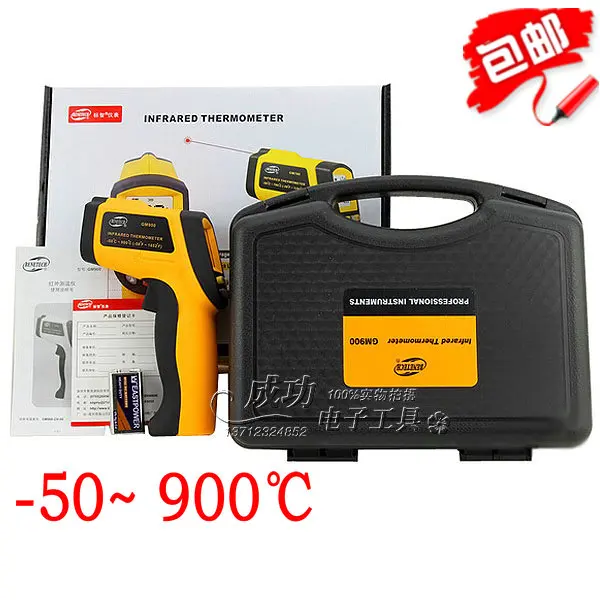 Certified quality infrared thermometer, GM900 thermometer, -50 to 900 degree industrial temperature gun
Certified quality infrared thermometer, GM900 thermometer, -50 to 900 degree industrial temperature gun