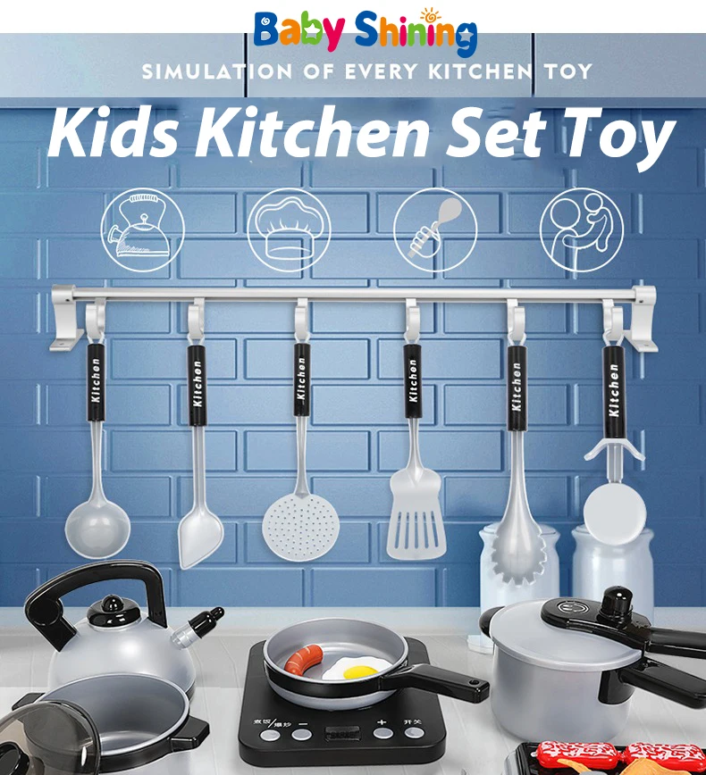 Baby Gifts Shining Kitchen Toy Pretend Play Toys Baby Cut Fruit Set Cooking Kitchen Boys and Girls 3-6 Years Kids Kitchen Set
Baby Gifts Shining Kitchen Toy Pretend Play Toys Baby Cut Fruit Set Cooking Kitchen Boys and Girls 3-6 Years Kids Kitchen Set