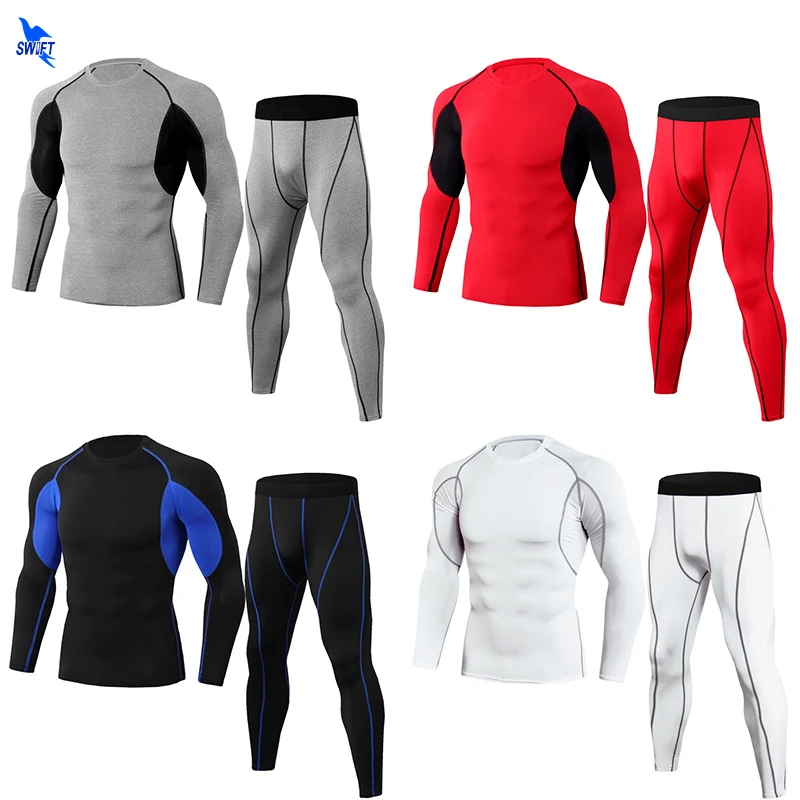 2020 Sports Suit Men Long Sleeve Running Sets Quick Dry Basketball Gym Jogging Suit Compression Yoga Fitness Tracksuit Clothing
2020 Sports Suit Men Long Sleeve Running Sets Quick Dry Basketball Gym Jogging Suit Compression Yoga Fitness Tracksuit Clothing