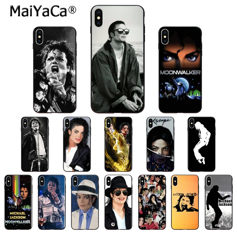 MaiYaCa Star Michael Jackson Silicone TPU Soft black Phone Case for Apple iPhone 8 7 6 6S Plus X XS MAX 5 5S SE XR Mobile Cases
MaiYaCa Star Michael Jackson Silicone TPU Soft black Phone Case for Apple iPhone 8 7 6 6S Plus X XS MAX 5 5S SE XR Mobile Cases