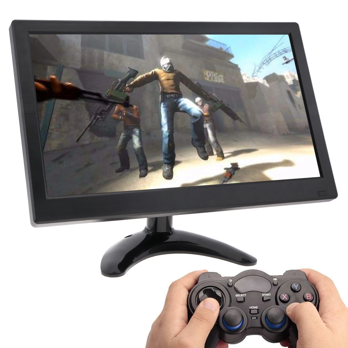 11.6 Inch HD 1920x1080 IPS TFT LCD Color Monitor Mini TV Computer MP5 Player 2 Channel Video Input w/ Speaker AV BNC VGA HDMI
11.6 Inch HD 1920x1080 IPS TFT LCD Color Monitor Mini TV Computer MP5 Player 2 Channel Video Input w/ Speaker AV BNC VGA HDMI