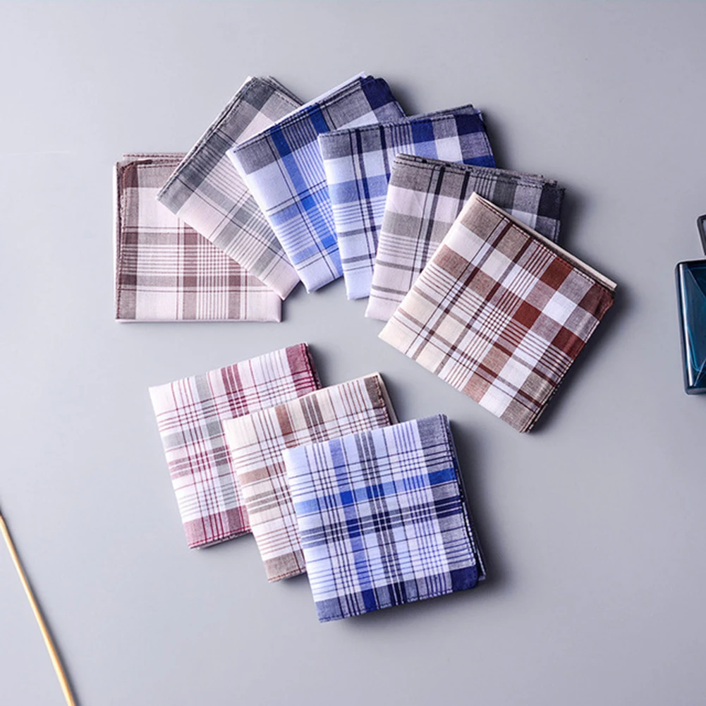 5Pcs Classic Vintage Plaid Stripe Handkerchief Hanky Men Pocket Squares 100% Cotton Business Casual Chest Towel Hankies
5Pcs Classic Vintage Plaid Stripe Handkerchief Hanky Men Pocket Squares 100% Cotton Business Casual Chest Towel Hankies