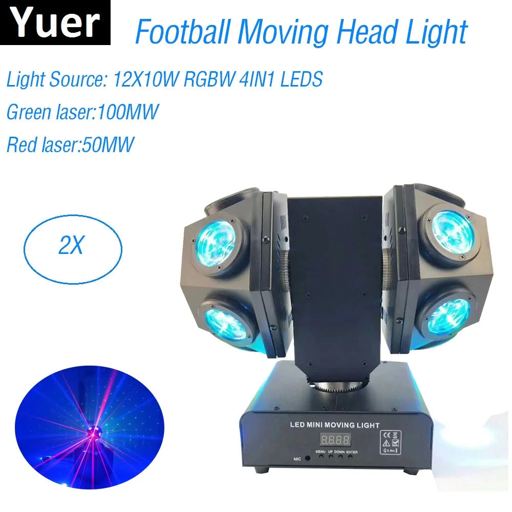 12X10W RGBW 4IN1 LED Beam Light Foot Light DMX512 Football Moving Head Light Professional DJ Bar Party Show Stage Light Laser
12X10W RGBW 4IN1 LED Beam Light Foot Light DMX512 Football Moving Head Light Professional DJ Bar Party Show Stage Light Laser