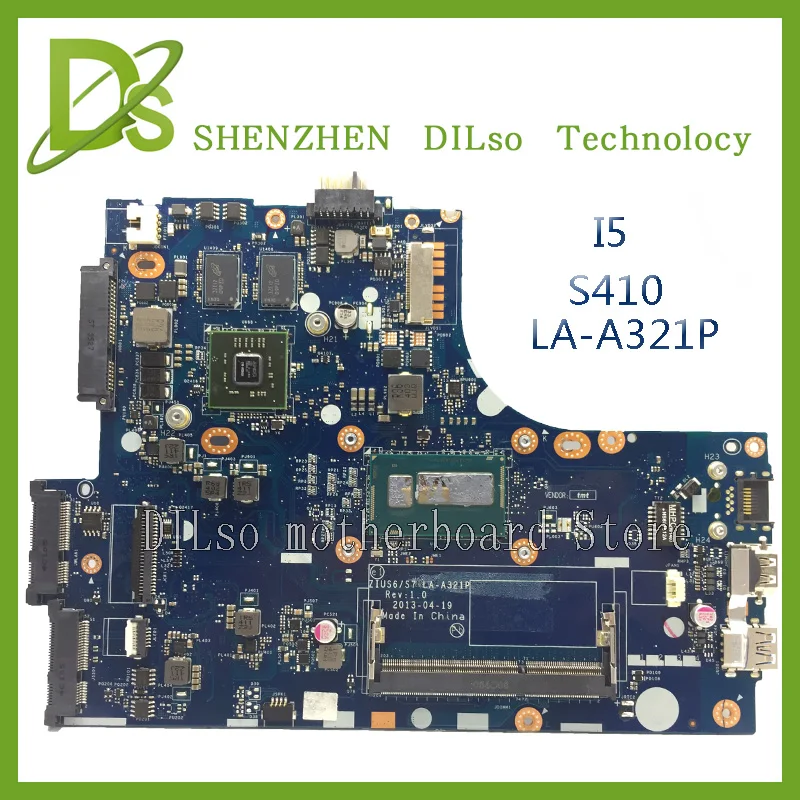 KEFU S410 For Lenovo ideapad S410 LA-A321P Laptop Motherboard S410 with i5 cpu Mainboard Test
KEFU S410 For Lenovo ideapad S410 LA-A321P Laptop Motherboard S410 with i5 cpu Mainboard Test