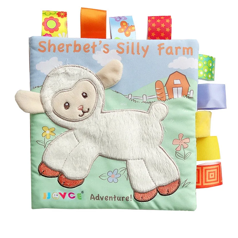 JJOVCE 8 Pages Soft Cloth Book Baby Toys Animal Embroidered Newborn Early Development Activity Books baby Learning Toys
JJOVCE 8 Pages Soft Cloth Book Baby Toys Animal Embroidered Newborn Early Development Activity Books baby Learning Toys