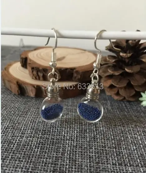 100sets/lot flat round Miniature Glass Vial Bottle rice Art Jewelry dangle earrings Magic Vials ear Essential Oil drop earrings
100sets/lot flat round Miniature Glass Vial Bottle rice Art Jewelry dangle earrings Magic Vials ear Essential Oil drop earrings