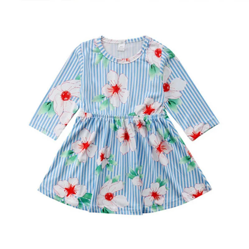 2019 Summer Toddler Dresses Kids Girls Clothes Long Sleeve Striped Flower Princess Dress Fashion Girls Cotton Party Dress 2-7Yrs
2019 Summer Toddler Dresses Kids Girls Clothes Long Sleeve Striped Flower Princess Dress Fashion Girls Cotton Party Dress 2-7Yrs