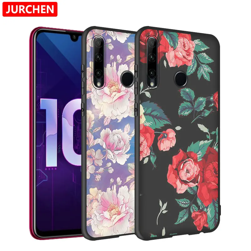 JURCHEN мультяшный чехол для Huawei Honor 10i 20i Honor20 Lite мягкий силиконовый из ТПУ P Smart Plus 2019 |