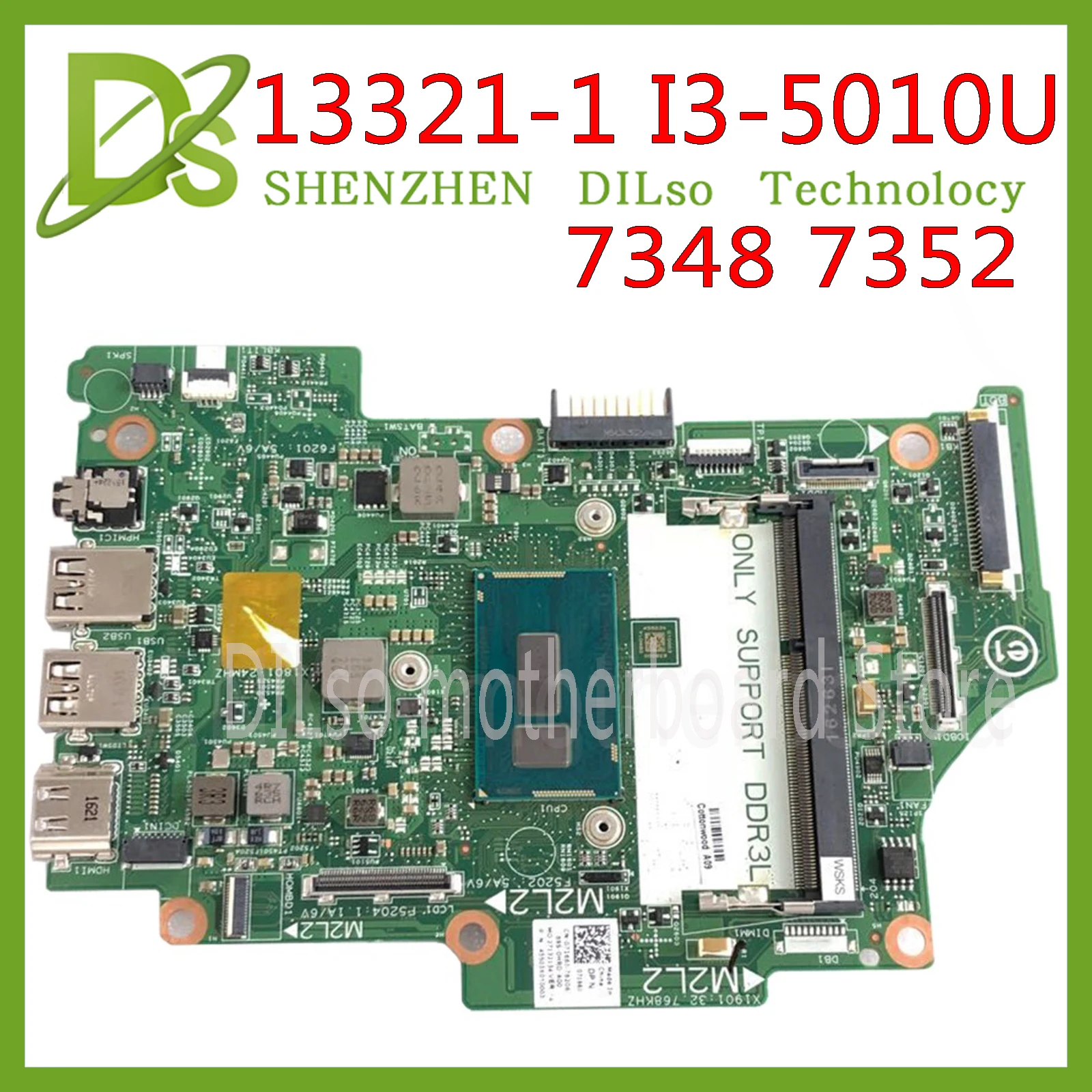 KEFU 13321-1 Материнская плата для Dell Inspiron 13 7348 7352 материнская плата для ноутбука I3-5010U 13321-1 Материнская плата оригинальная 100% протестированная
KEFU 13321-1 Материнская плата для Dell Inspiron 13 7348 7352 материнская плата для ноутбука I3-5010U 13321-1 Материнская плата оригинальная 100% протестированная