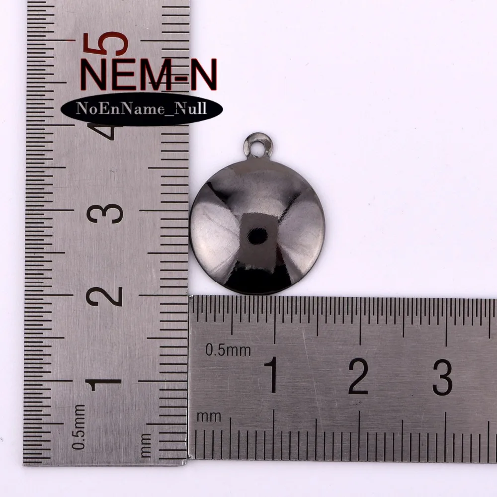 16mm 10pcs Charms Pan Concave circular hanging piece Plate gasket Making pendant fit Vintage DIY necklace orecchini | Украшения и
