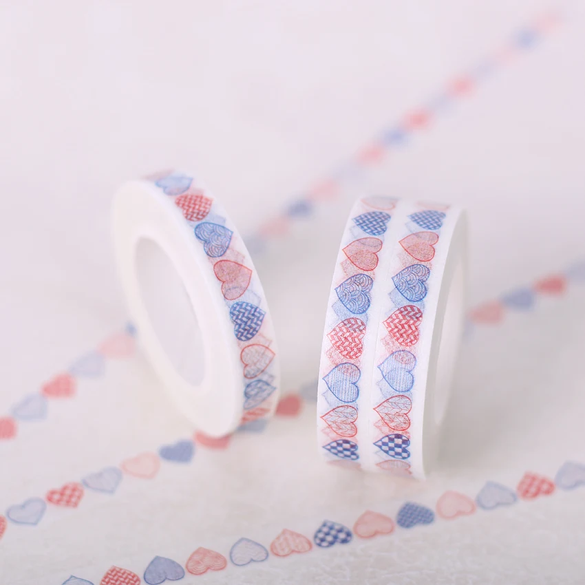 1PC 8mm X 10m Love Heart Decorative Washi Tape DIY Scrapbooking Paper Masking Tape School Office Supply
1PC 8mm X 10m Love Heart Decorative Washi Tape DIY Scrapbooking Paper Masking Tape School Office Supply