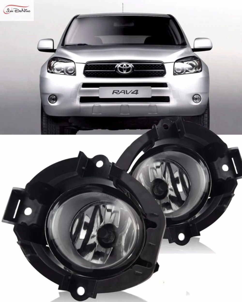 JanDeNing Car Fog Lights For 2006 2007 2008 Toyota RAV4 Clear Front Fog Lamp Cover Trim Replace assembly kit black (one Pair)
JanDeNing Car Fog Lights For 2006 2007 2008 Toyota RAV4 Clear Front Fog Lamp Cover Trim Replace assembly kit black (one Pair)