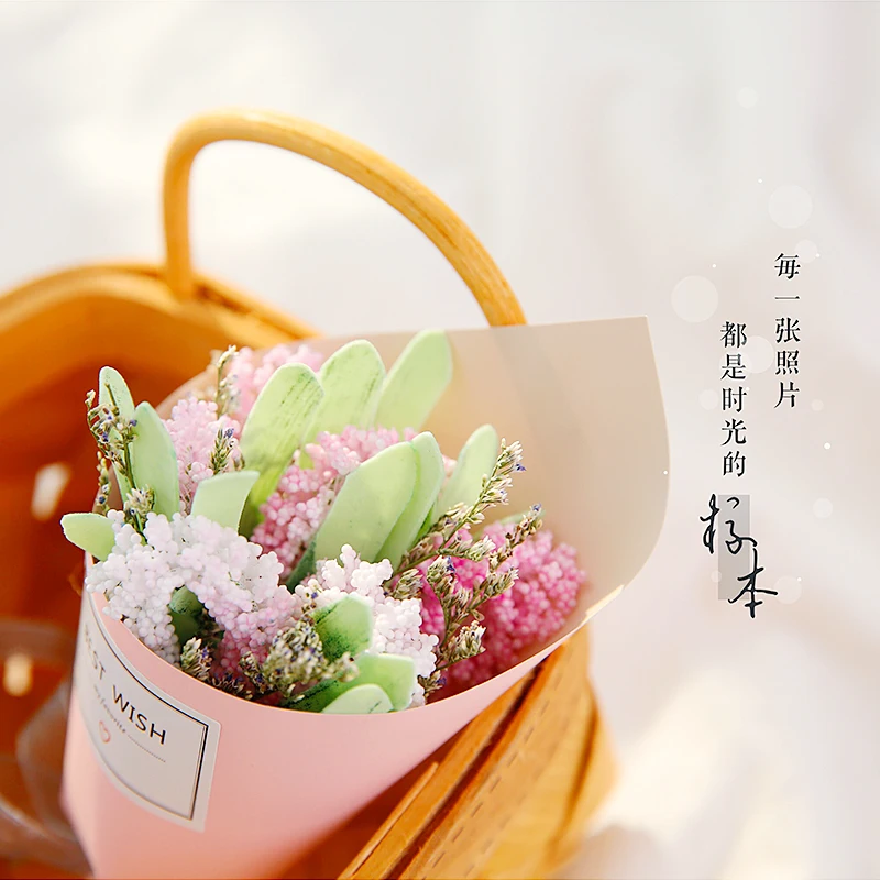 Ins Style Dried Flowers Mini Bouquet Ornaments Jewelry Shooting Photo Background Photography Props | Дом и сад