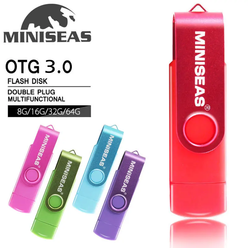 Miniseas флеш-накопитель USB 3 0 OTG для телефона Android высокоскоростная карта памяти Флеш