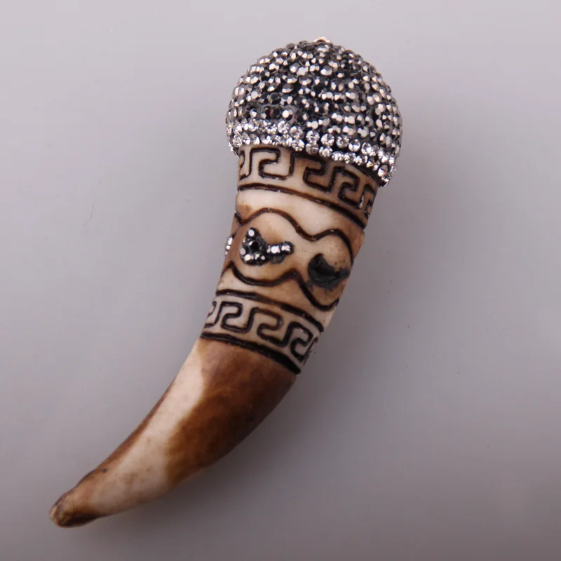 MOODPC Free Shipping Ox Horn Pendants, and Crystal Rhinestone Pave Horn Charm Pendant Jewelry
MOODPC Free Shipping Ox Horn Pendants, and Crystal Rhinestone Pave Horn Charm Pendant Jewelry